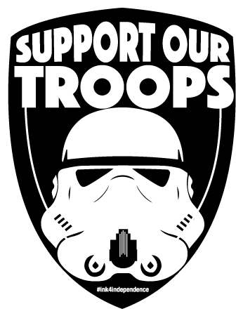 Support Our Troops Stormtrooper - Ms. Carita, Inc. (600x600), Png Download