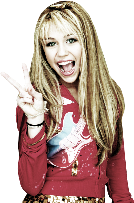 Png's Of Celebrities - Hannah Montana (442x658), Png Download