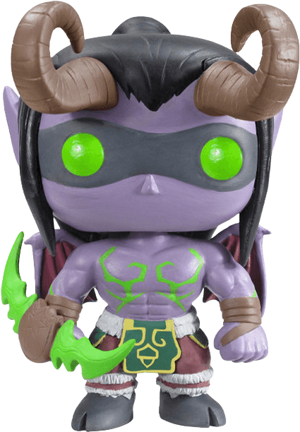 World Of Warcraft Illidan Pop Figure - Funko Pop Illidan (633x633), Png Download