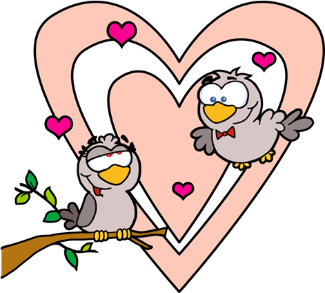 Vinilo Decorativo Infantil Búhos Enamorados - Two Turtle Doves (470x470), Png Download