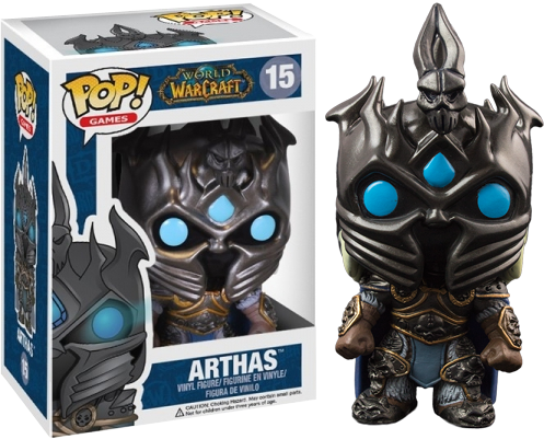 World Of Warcraft - Arthas Pop Vinyl (497x401), Png Download