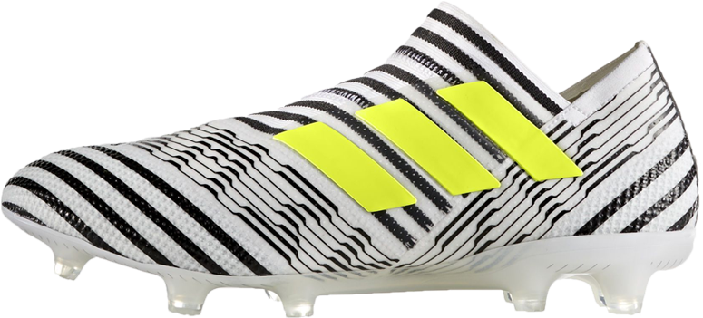 Adidas Shoe Picture - Adidas Nemeziz White And Black (850x515), Png Download