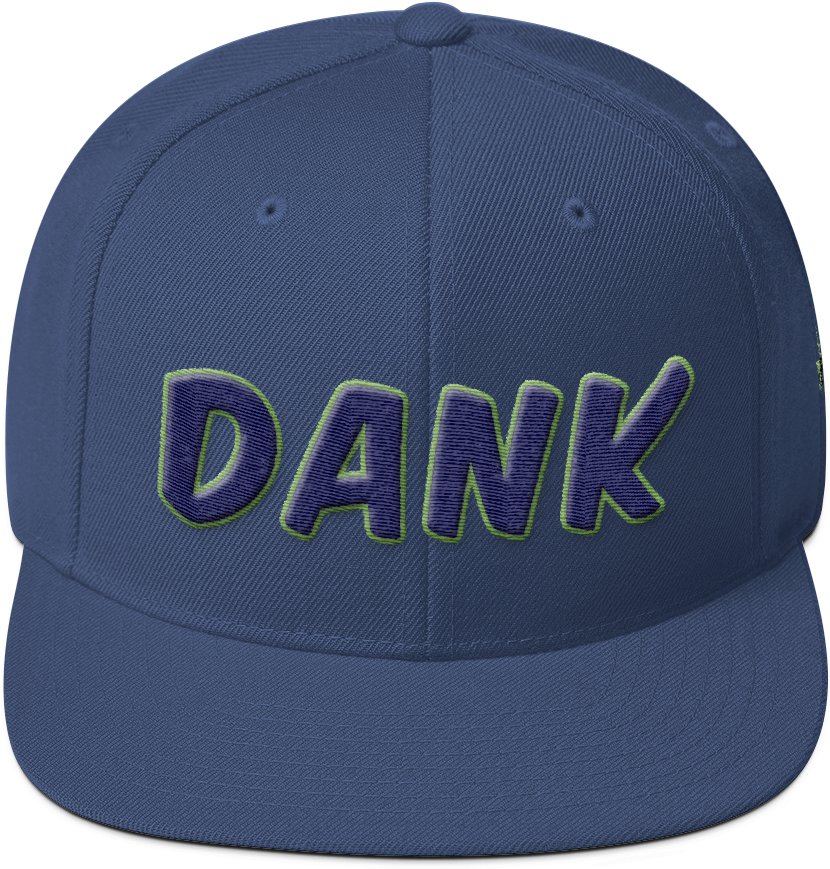 Navy Blue Dank Snapback, Hat - Hat (1000x1000), Png Download