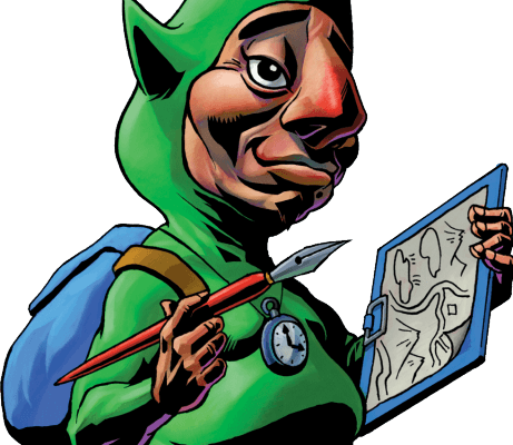Look Him, Just Creepy - Majora's Mask Green Fairy (461x400), Png Download