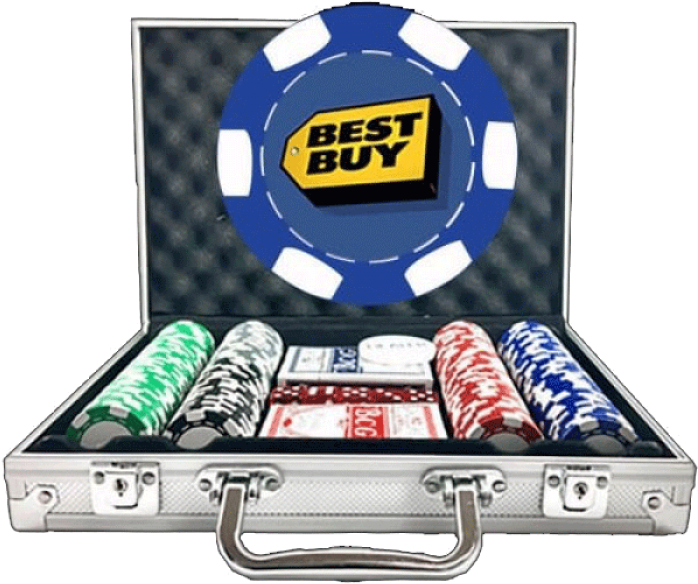 Premium Poker Chip Set - Best Buy Mobile (700x700), Png Download