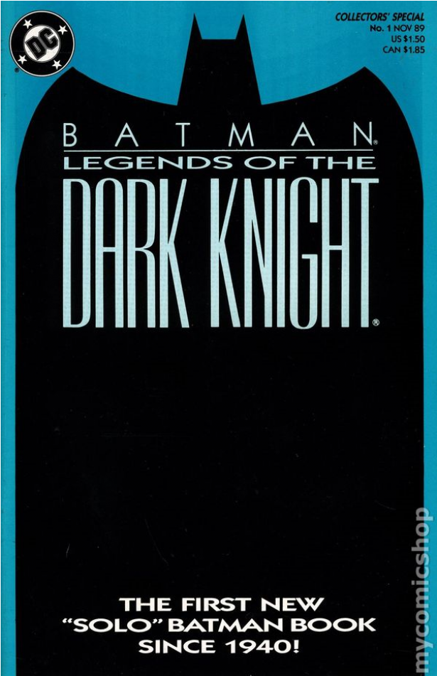 Купете Comics 1989-11 Batman Legends Of The Dark Knight - Legends Of The Dark Knight The History (950x950), Png Download