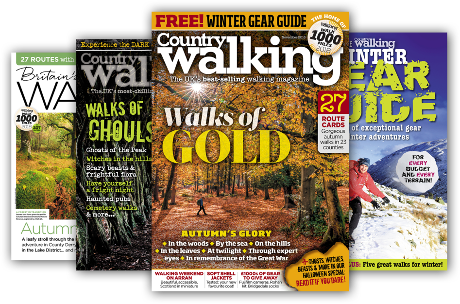 Nov Issue Splay Big Canvas Copy - Country Walking Magazine (1000x652), Png Download