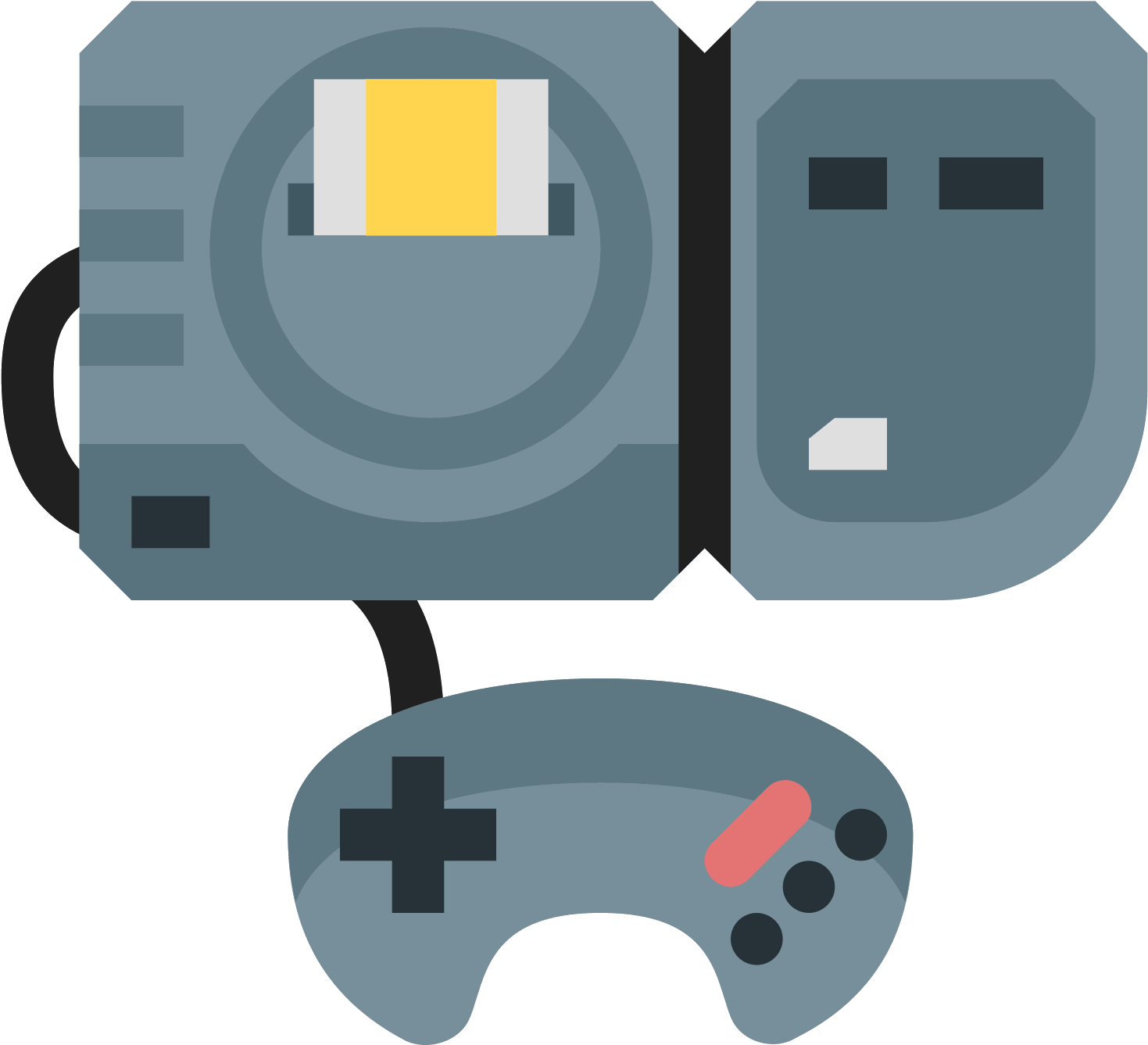 System Sega Mega Cd Icon - Game Controller (1600x1600), Png Download