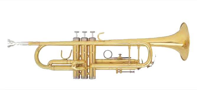 Fontaine Bb Trumpet Fbw404 - Fontaine B Flat Trumpet Lacquered Yellow Brass W/case (666x518), Png Download