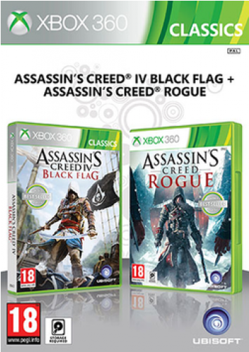 Assassin's Creed Black Flag Rogue Xbox 360 (500x500), Png Download