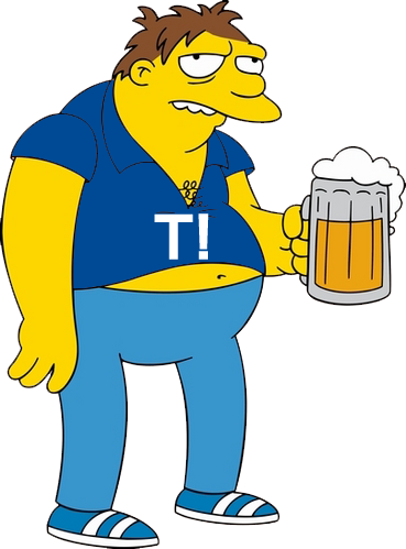 10 Señales De Que Eres Barney Gomez - Barney Gumble (369x499), Png Download