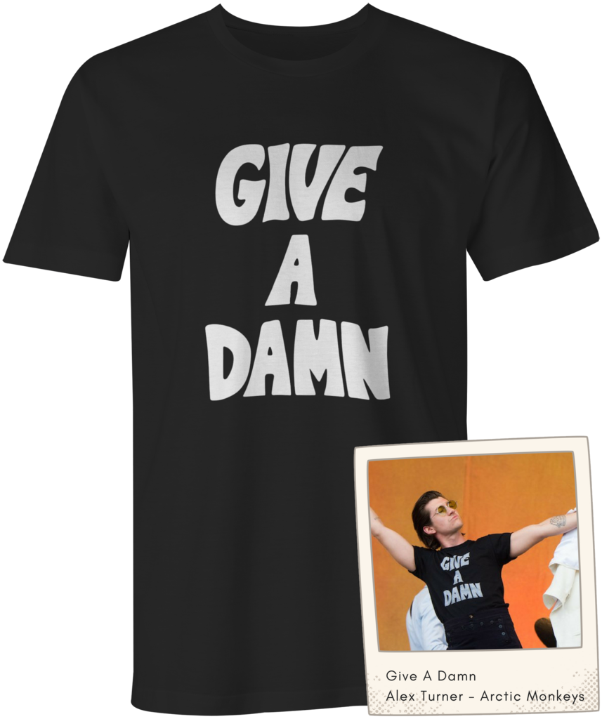 Give A Damn - Alex Turner Give A Damn Shirt (857x1024), Png Download