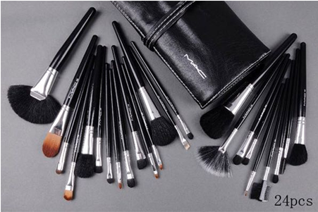 Mac Makeup Brush Set 24 Piece (450x450), Png Download