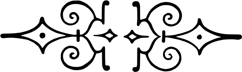 Simple Design 9 - Simple Designs Black And White (800x237), Png Download