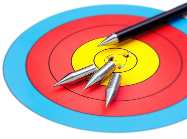 Bulls Eye - Bullseye (630x495), Png Download