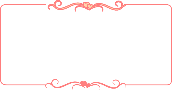 Rama Foto Png Inimioara (600x313), Png Download