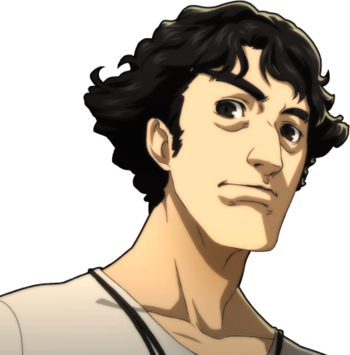 Suguru Kamoshida - Persona 5 Kamoshida (350x355), Png Download