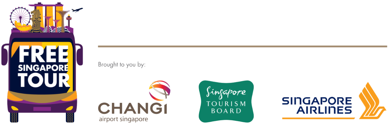 Enter And Exit Singapore Only Once During Their Layover - Free Singapore Tour Changi Airport (1384x578), Png Download