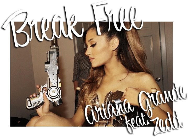Ariana Grande - Break Free - Fan Made Cover Atrl (725x600), Png Download