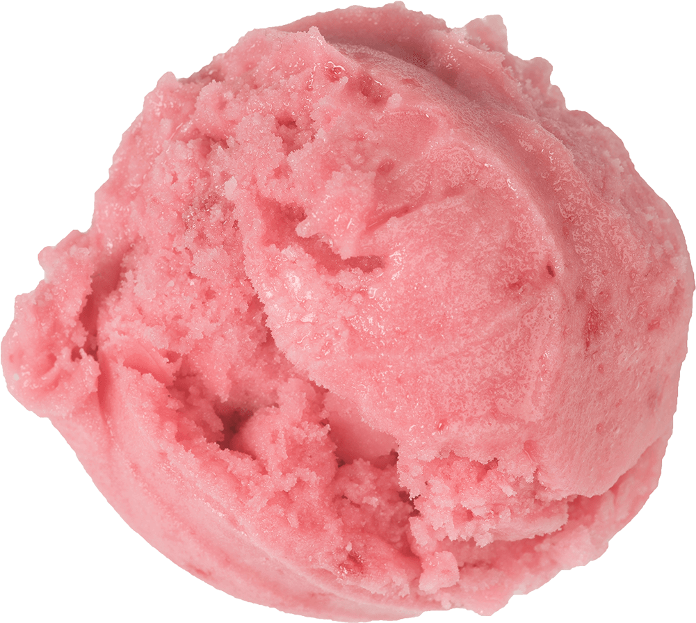 Raspberry Sorbet Scoop - Marshfield Farm Ice Cream (1000x1000), Png Download