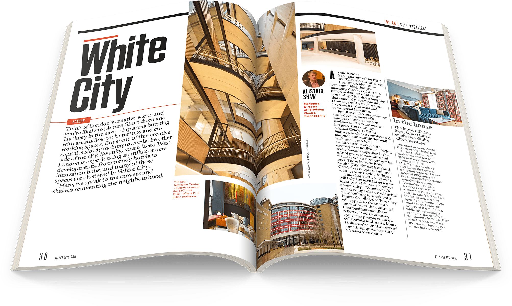 Were You Given Creative Freedom To Bring The Designs - Magazine (2219x1241), Png Download