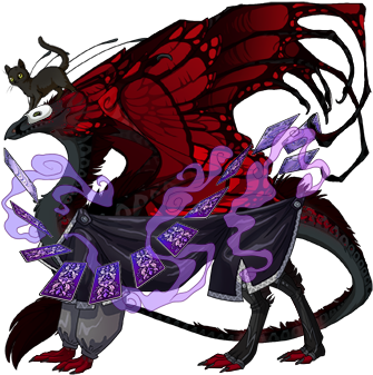 32383966 350 - Sebastian Michaelis As A Dragon (350x350), Png Download