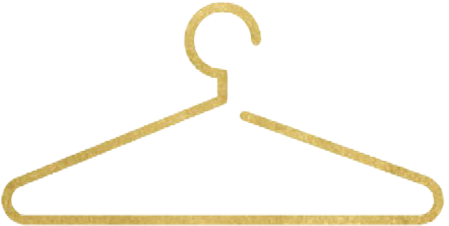 Boss Lady Style Logo Favicon - Clothes Hanger (1000x741), Png Download