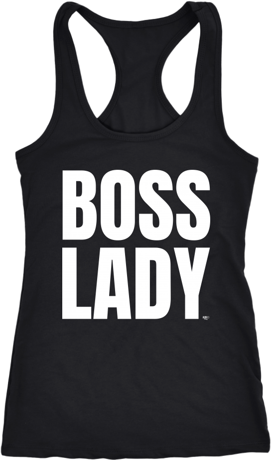 Boss Lady Ladies Racerback Tank Top - Lesbian Shirt Racerback Tank Top T-shirt. Funny Lesbian (1024x1024), Png Download