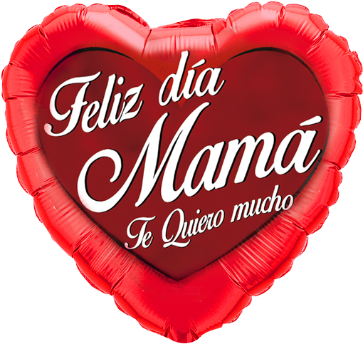 Globo Feliz Día Mamá Te Quiero Mucho - Mylar Balloon I Love You (513x513), Png Download