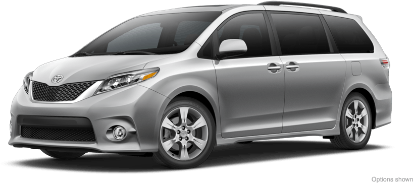 2017 Grand Caravan - 2018 Toyota Sienna Se Colors (900x425), Png Download
