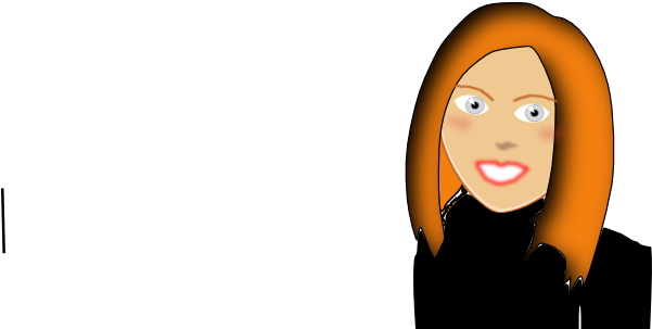 Red Head Girl Png - Comics (600x328), Png Download