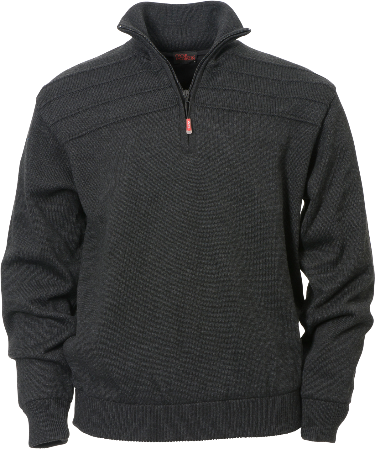 Oscar Jacobson Orson Lined Half Zip Jumper (1272x1500), Png Download