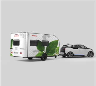 Render E-caravan - Caravan (510x287), Png Download