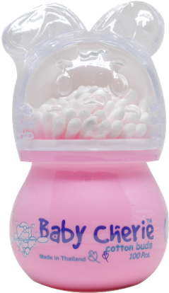 Cotton Bud Rabbit Can 100 Pcs - Rabbit (287x503), Png Download