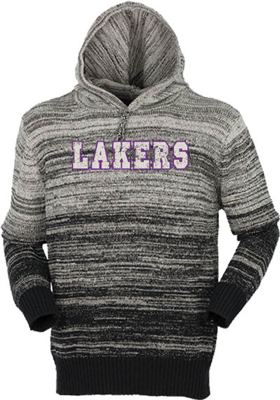 Los Angeles Lakers Gradient Hooded Sweater - Ncaa Ohio State Buckeyes Unisex Gradient Hooded Sweater, (500x667), Png Download