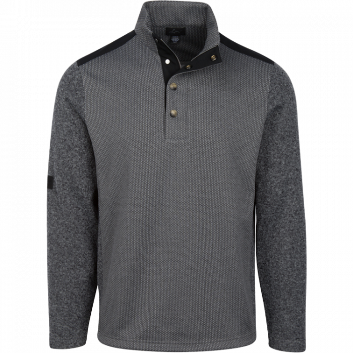 Greg Norman Mens Modern Heritage Fabric-blocked Pullover - Jacket (700x700), Png Download