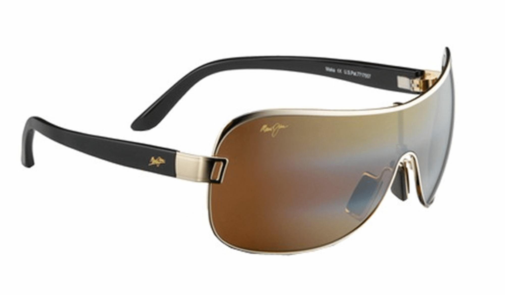Sunglasses Maui Jim Golden, Bronze, Copper - Maui Jim Maka H513/16 (2000x2000), Png Download
