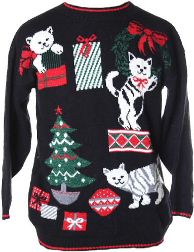 Saturday Is A Big Day Of Music And, Of Course, Ugly - Ugly Sweater Png Transparent (400x600), Png Download