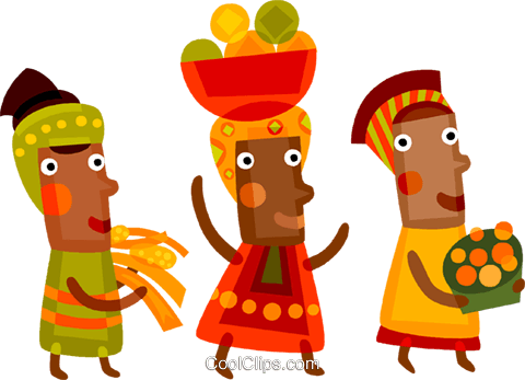 Africa Royalty Free Vector Clip Art Illustration - African Food (480x347), Png Download