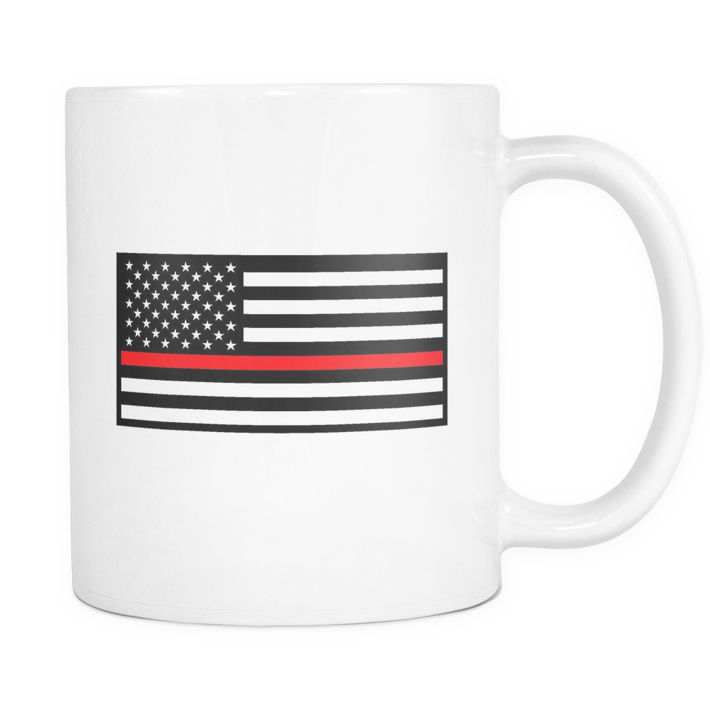 Thin Red Line American Flag Mug - Flag Of The United States (1024x1024), Png Download
