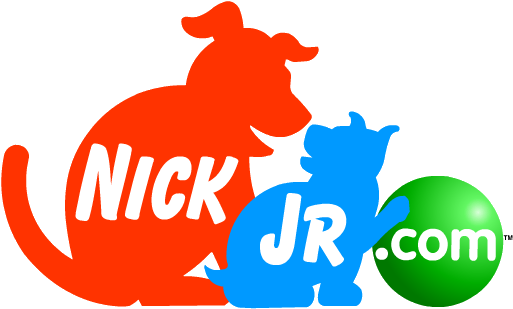 Com Logo - Nickjr Com Logo 2000 (524x327), Png Download