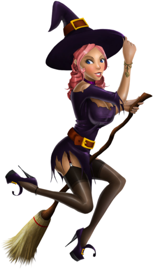 Halloween Sexy Witch - Ведьма На Хелоуин Фото (700x957), Png Download