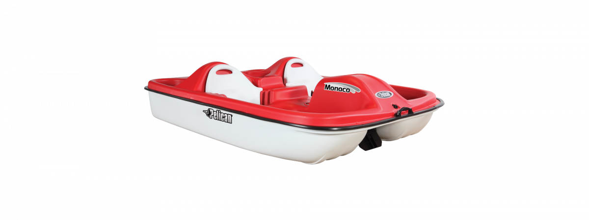 Pelican Monaco Pedal Boat (1200x449), Png Download