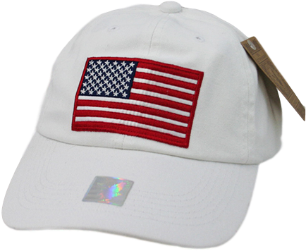 Cotton Usa Flag Cap- White - Dominican Republic–central America Free Trade Agreement (450x376), Png Download
