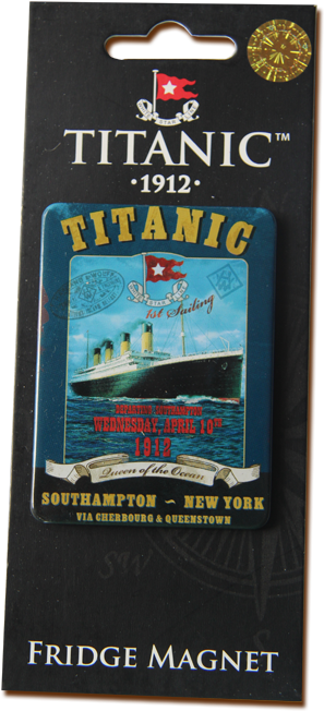 Titanic Fridge Magnet - Titanic Metal Magnet Belfast 1912 (900x667), Png Download