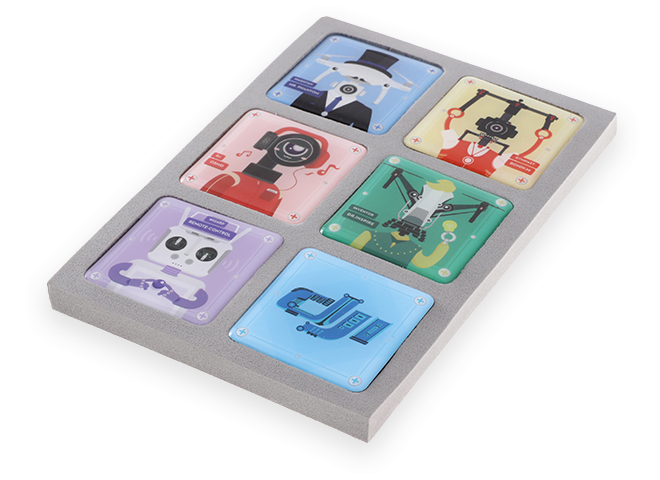 Drobots Fridge Magnet - Mp3 Player (660x660), Png Download