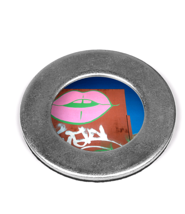 Fridge Magnet Pink Lips - Customer (480x480), Png Download