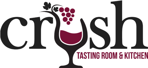 Crush Tasting Room & Kitchen - Crush Logo Design (480x320), Png Download