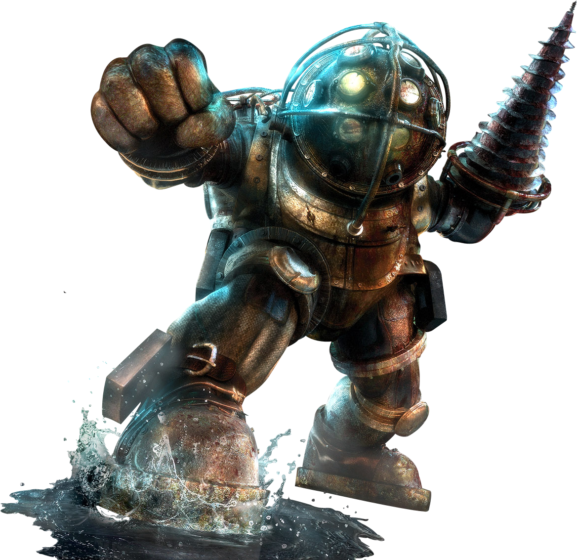 Dunskap 5 Bioshock-sigtutorials - Big Daddy Bioshock (1200x1200), Png Download