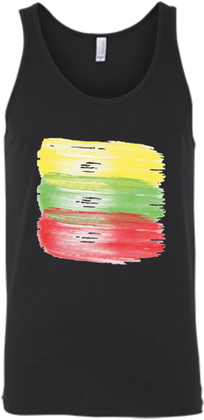 Brush Strokes Guys/gals Bella Canvas Tank Top - Et Motocross Mx Dirt Bike Extreme Off Road Back Flip (600x600), Png Download